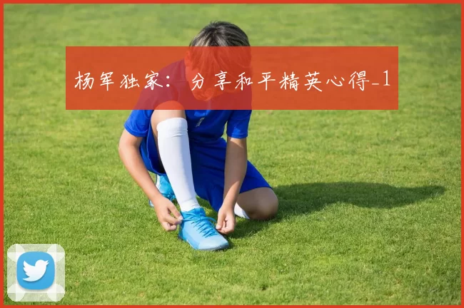 杨军独家：分享和平精英心得_1